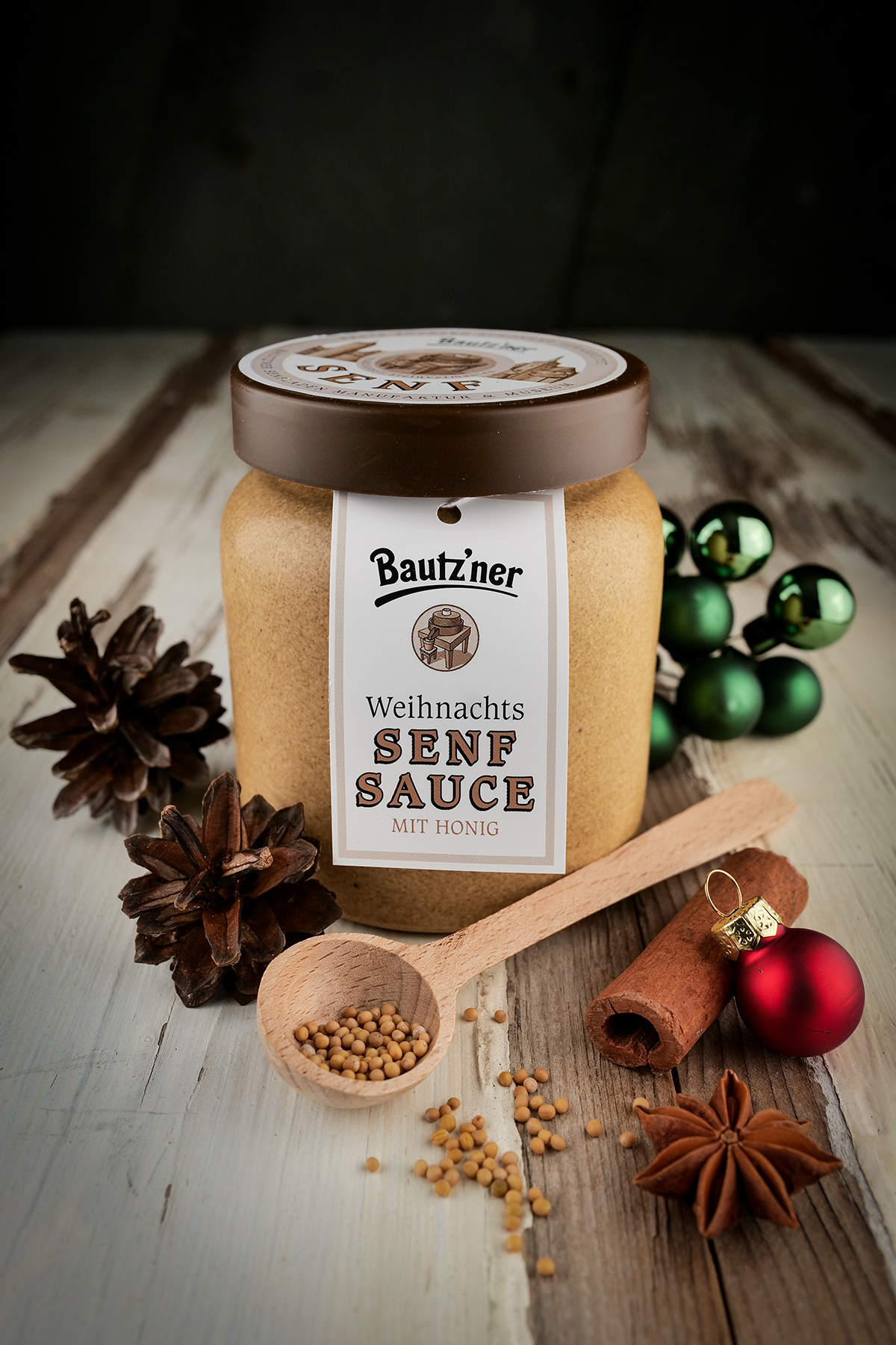 Bautz´ner Weihnachts Senf-Sauce mit Honig