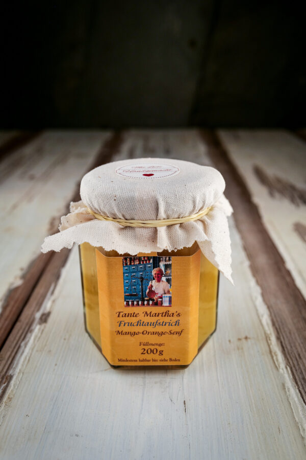 Tante Martha’s Senf-Fruchtaufstrich - Orange Mango