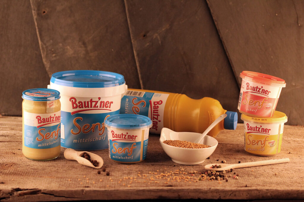 Auswahl Bautz'ner Klassik Senfsorten